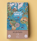 Animal world poster + stickers - Londji