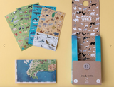 Animal world poster + stickers - Londji