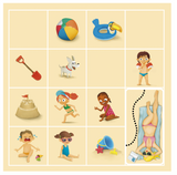 Puzzle Beach Magnetic travel - Smartgames