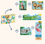 Magneettopper Dieren 60 stuks