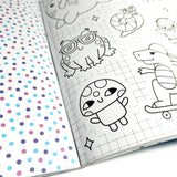 Color-in' Sticker Book - Cute-A-Licious Doodles