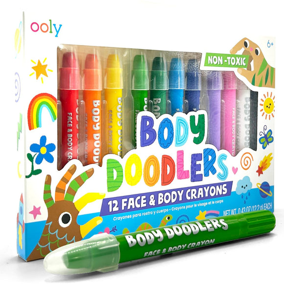 Body Doodlers: Gezicht- en lichaamskrijt