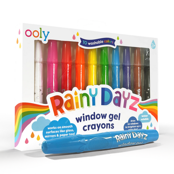 Rainy Dayz Raamkrijtjes - Set van 10