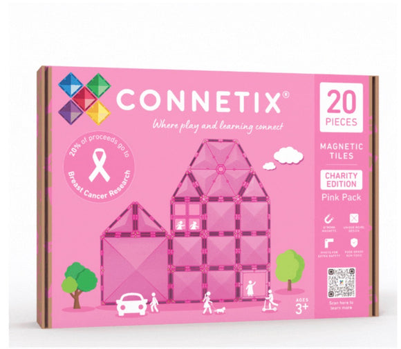 PRE ORDER Charity Pack Pink 20 delig - Connetix