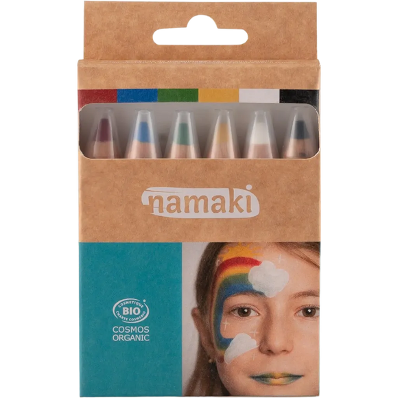 Set van 6 BIO schminkpotloden - Namaki