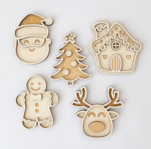 Speeltray miniset Kerstmis