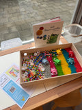 Kleurenmonster Sensory box