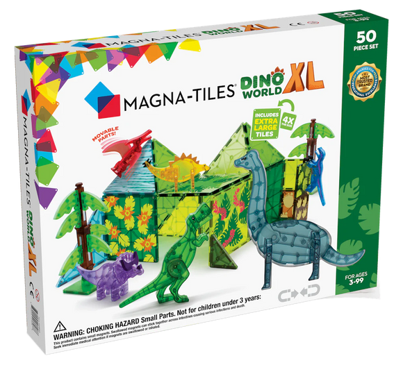 MagnaTiles Dino World XL 50 stuks