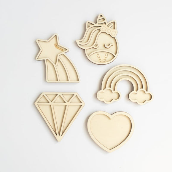 Speeltray miniset Unicorn