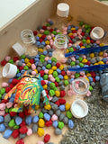 Kleurenmonster Sensory box