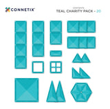 PRE ORDER Charity Pack Teal 20 delig - Connetix