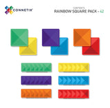 Rainbow square Pack 42 delig - Connetix