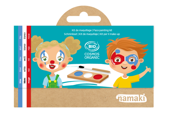 BIO Kindergrime 3 kleuren clown en Harlekin - Namaki