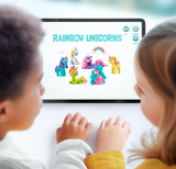 Unicorns set 6 kleuren - Hey Clay