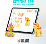 Unicorns set 6 kleuren - Hey Clay