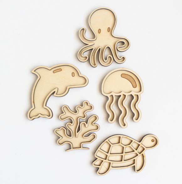 Speeltray miniset Oceaan