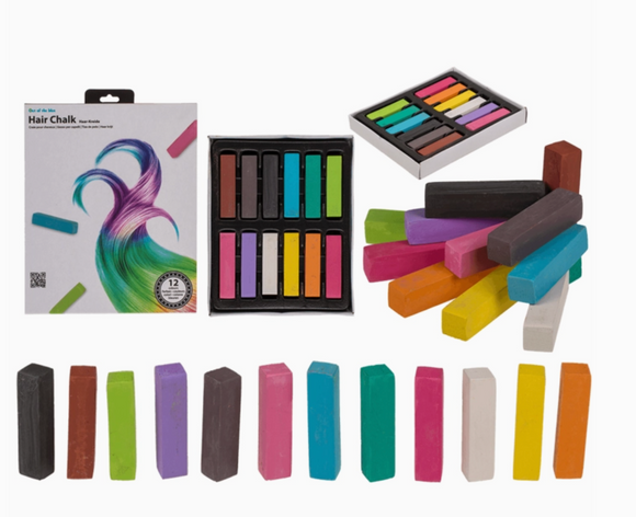 Haarkrijt - Set 12 kleuren