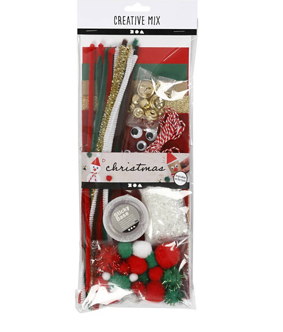 Kerst knutselmaterialen