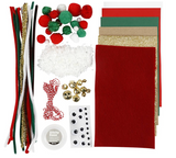 Kerst knutselmaterialen