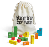 Numberblocks Houten bouwstenen activiteitenset