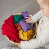 Speeldoek Medium 65 cm - Regenboog waves