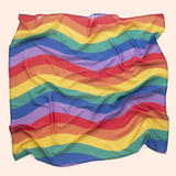 Speeldoek Groot 95 cm - Regenboog waves