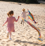 Speeldoek Groot 95 cm - Regenboog waves