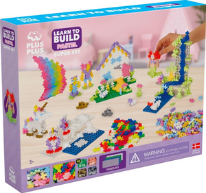 Learn to build Pastel 1200 stuks - Plus Plus