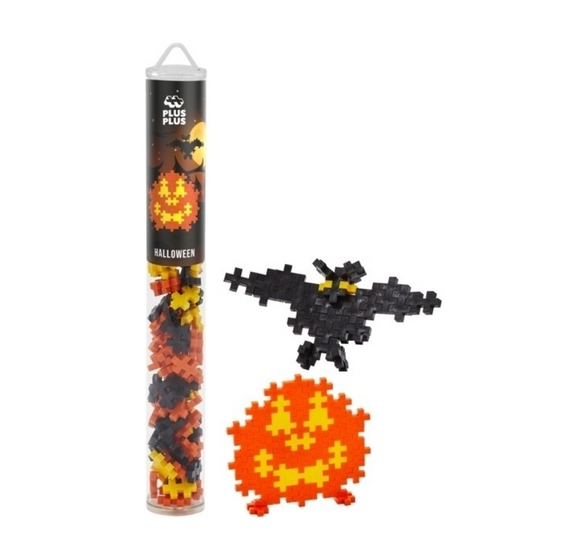 Halloween Tube 100 stuks - Plus Plus