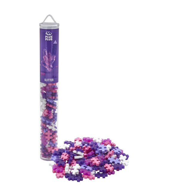 Glitter Tube 100 stuks - Plus Plus