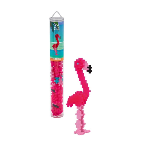 Flamingo Tube 100 stuks - Plus Plus