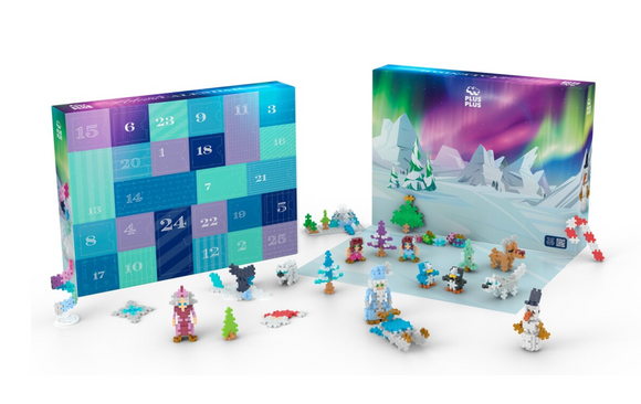 Adventskalender Santa's Northern Lights - Plus Plus