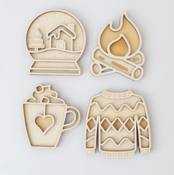 Speeltray miniset Cozy Winter