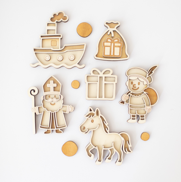 Speeltray miniset Sint & Piet