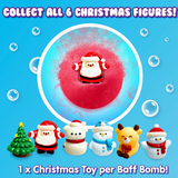 Set bruisballen met kerst verrassing