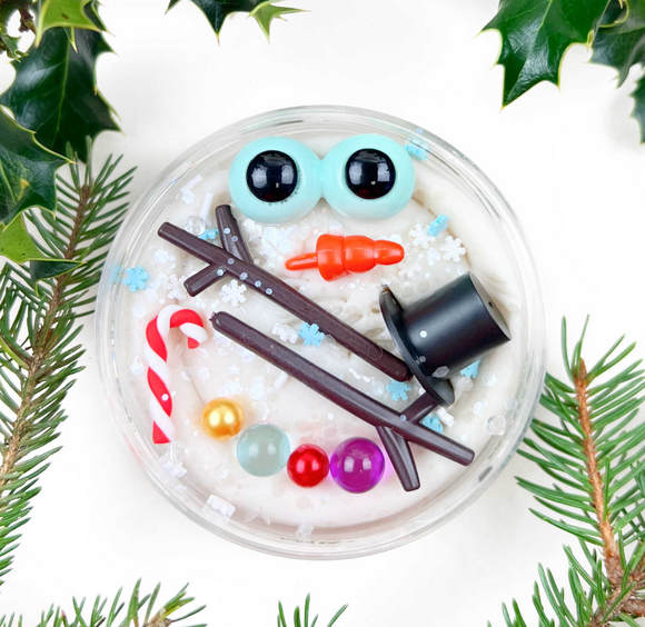 Build a Snowman Surprise Pot