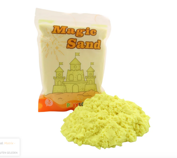 Magic Sand Geel 1 kg - Playso