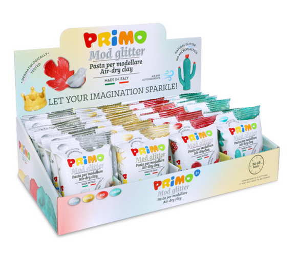 Boetseerklei 250gr Glitter