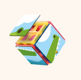 Magneettopper Dieren 60 stuks