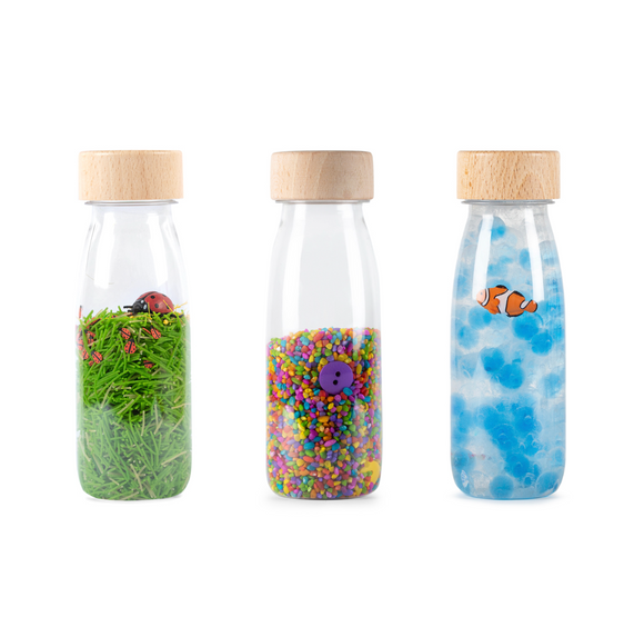 Set van 3 sensorische flessen - Eco