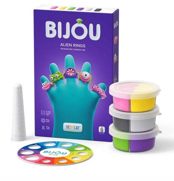 Bijoux Rings set aliens - Hey Clay