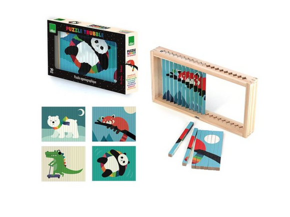 Puzzle Trubble Dieren - Vilac