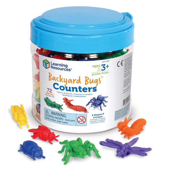 Insecten sorteerfiguren 72 stuks