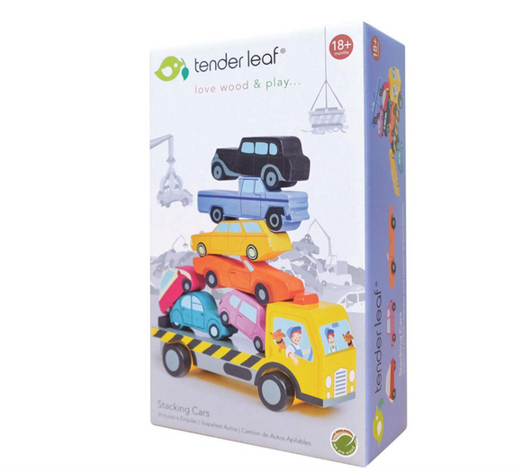 Stapelaar voertuigen - Tender Leaf Toys