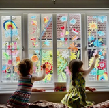 (Raam)krijt Bird 6 stuks - Kitpas