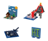 Bouwplaten blauw en grijs - Plus Plus