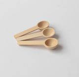 Houten ijsscoop lepeltje