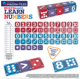 PRE-ORDER MagnaTiles MicroMags Learn Numbers 56 stuks