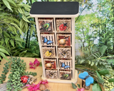 Bug Hotel 10 frame - Yellow Door