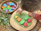 Shape and colour stones - Yellow Door
